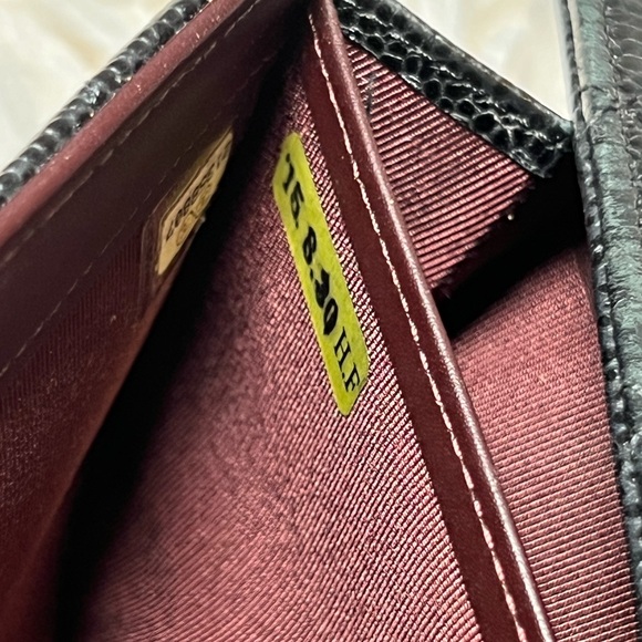 Chanel Caviar Quilted Large Gusset Flap Wallet Black - Picture 11 of 12